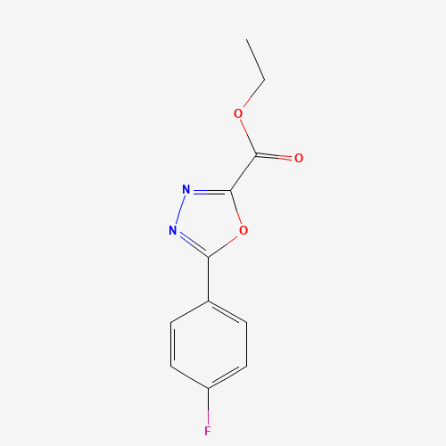 Ethyl 5-(4-fluorophenyl)-1,3,4-oxadiazole-2-carboxylate