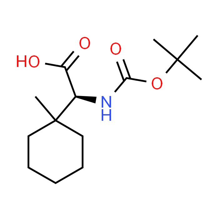 (S)-2-((tert-butoxycarbonyl)amino)-2-(1-methylcyclohexyl)acetic acid