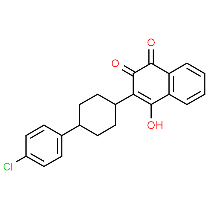 2-(trans-4-(4-Chlorophenyl)cyclohexyl)-3-hydroxynaphthalene-1,4-dione