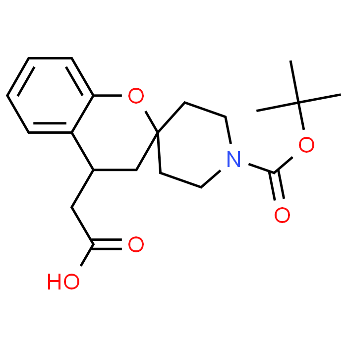 2-(1'-(tert-Butoxycarbonyl)spiro[chroman-2,4'-piperidine]-4-yl)acetic acid