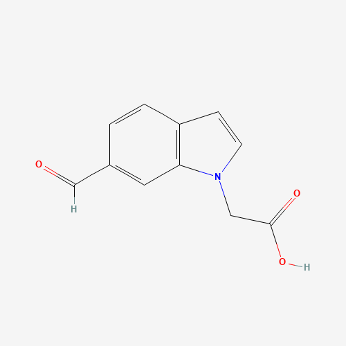 2-(6-Formyl-1H-indol-1-yl)acetic acid