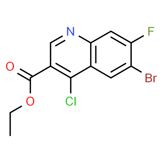 Ethyl 6-bromo-4-chloro-7-fluoroquinoline-3-carboxylate