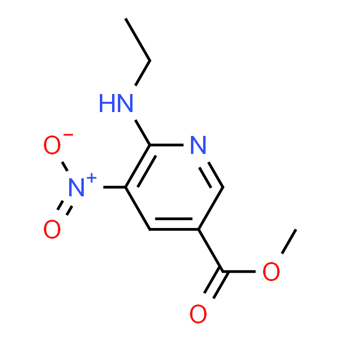 Methyl 6-(ethylamino)-5-nitronicotinate