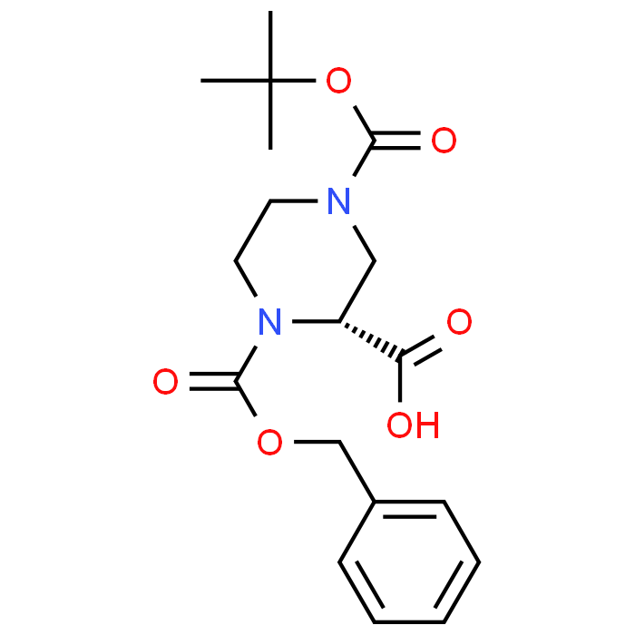 (R)-1-((Benzyloxy)carbonyl)-4-(tert-butoxycarbonyl)piperazine-2-carboxylic acid