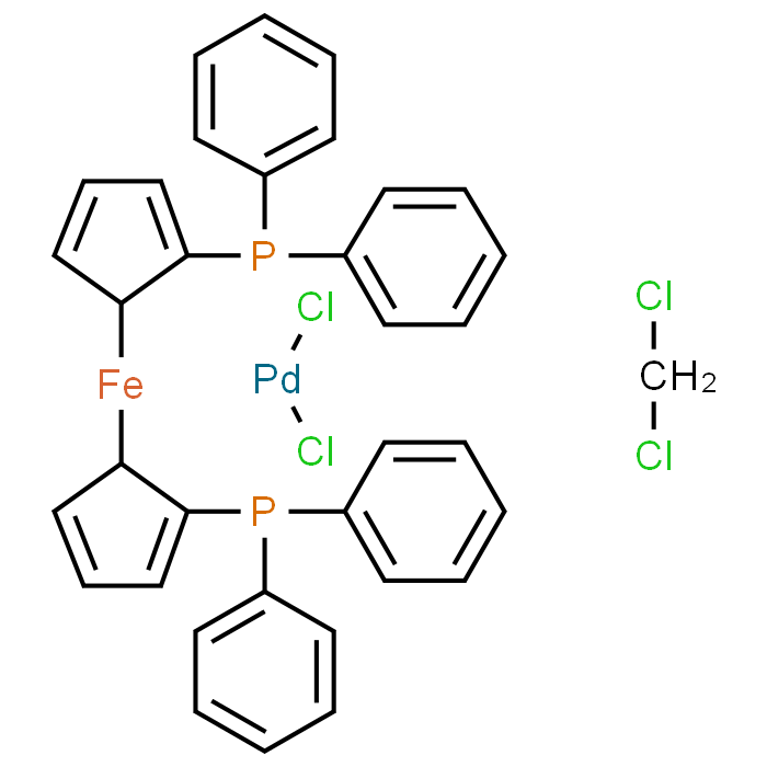 1,1'-Bis(diphenylphosphino)ferrocene-palladium(II)dichloride dichloromethane complex