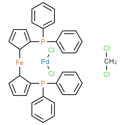 1,1'-Bis(diphenylphosphino)ferrocene-palladium(II)dichloride dichloromethane complex