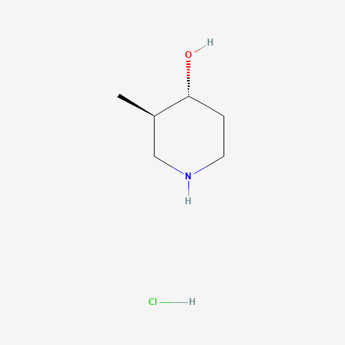 (3R,4R)-rel-3-Methylpiperidin-4-ol hydrochloride