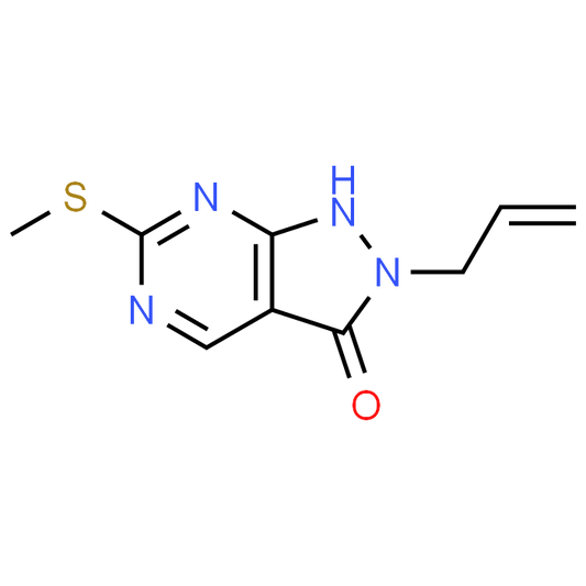 2-Allyl-6-(methylthio)-1H-pyrazolo[3,4-d]pyrimidin-3(2H)-one