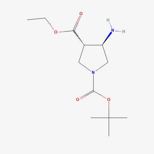 (3S,4R)-1-tert-Butyl 3-ethyl 4-aminopyrrolidine-1,3-dicarboxylate
