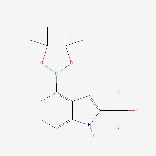 4-(4,4,5,5-Tetramethyl-1,3,2-dioxaborolan-2-yl)-2-(trifluoromethyl)-1H-indole