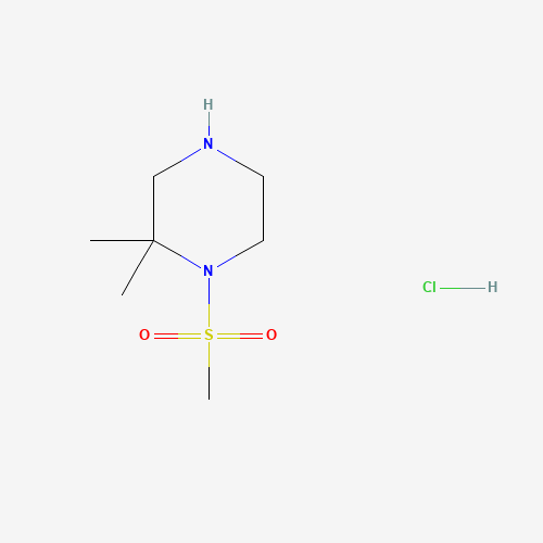2,2-Dimethyl-1-(methylsulfonyl)piperazine hydrochloride