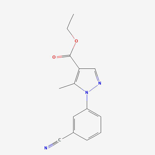 Ethyl 1-(3-cyanophenyl)-5-methyl-1H-pyrazole-4-carboxylate