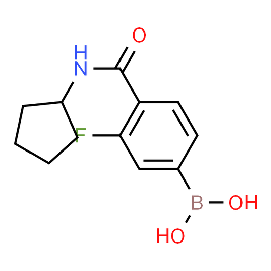 (4-(Cyclopentylcarbamoyl)-3-fluorophenyl)boronic acid