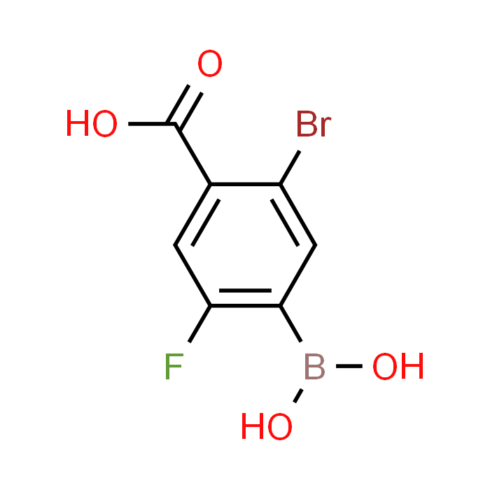 4-Borono-2-bromo-5-fluorobenzoic acid