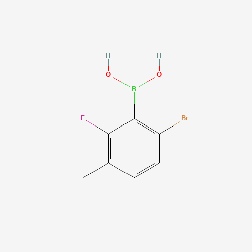 (6-Bromo-2-fluoro-3-methylphenyl)boronic acid