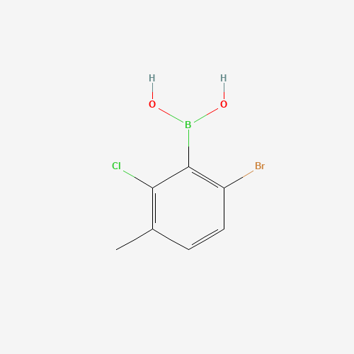 (6-Bromo-2-chloro-3-methylphenyl)boronic acid