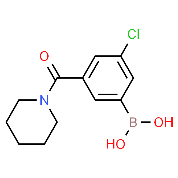 (3-Chloro-5-(piperidine-1-carbonyl)phenyl)boronic acid