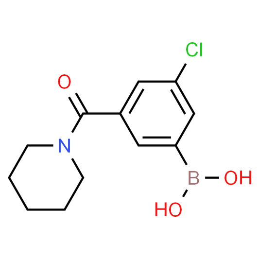 (3-Chloro-5-(piperidine-1-carbonyl)phenyl)boronic acid