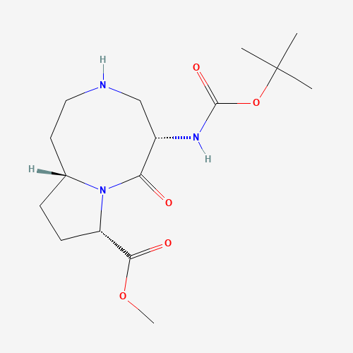 (5S,8S,10aR)-Methyl 5-((tert-butoxycarbonyl)amino)-6-oxodecahydropyrrolo[1,2-a][1,5]diazocine-8-carboxylate