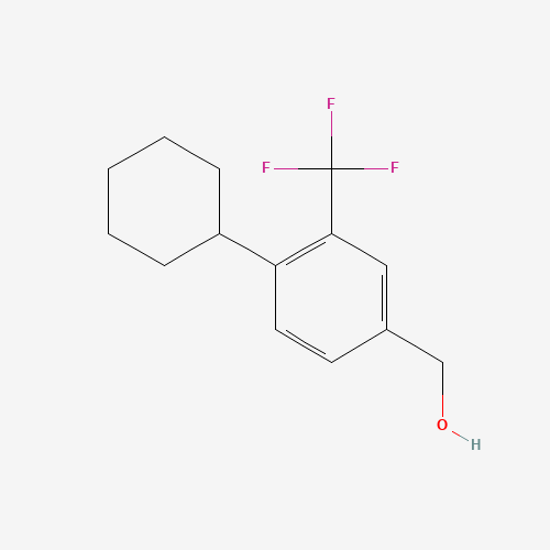 [4-Cyclohexyl-3-(trifluoromethyl)phenyl]methanol