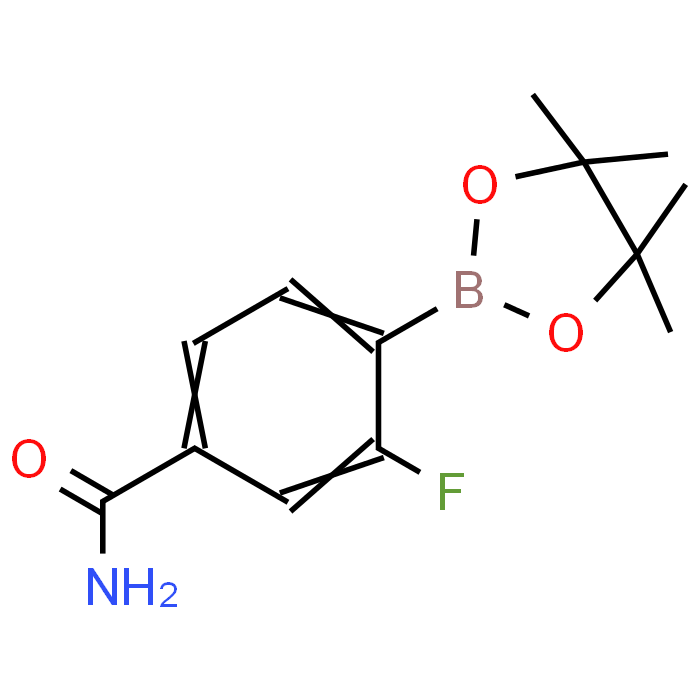 3-Fluoro-4-(4,4,5,5-tetramethyl-1,3,2-dioxaborolan-2-yl)benzamide