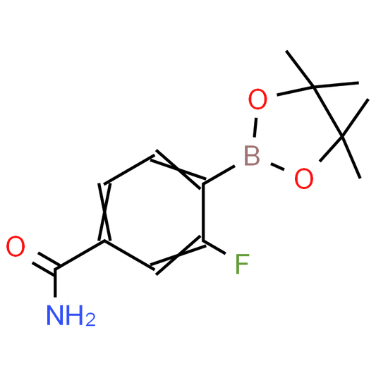 3-Fluoro-4-(4,4,5,5-tetramethyl-1,3,2-dioxaborolan-2-yl)benzamide