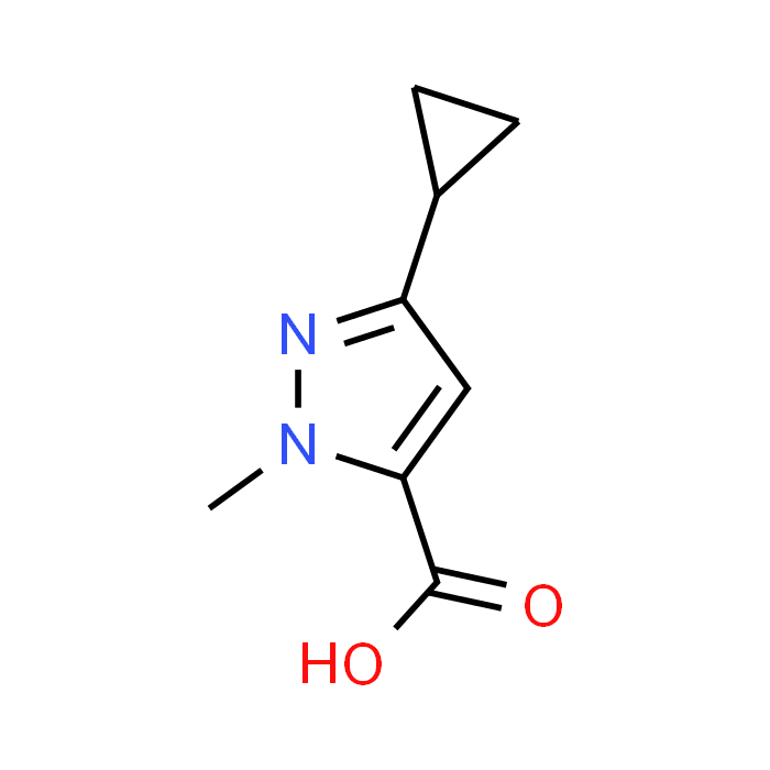 3-Cyclopropyl-1-methyl-1H-pyrazole-5-carboxylic acid