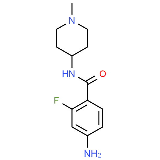 4-Amino-2-fluoro-N-(1-methylpiperidin-4-yl)benzamide