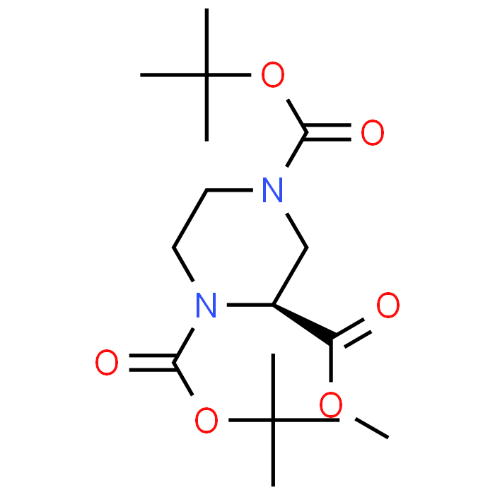 (S)-1,4-Di-tert-butyl 2-methyl piperazine-1,2,4-tricarboxylate