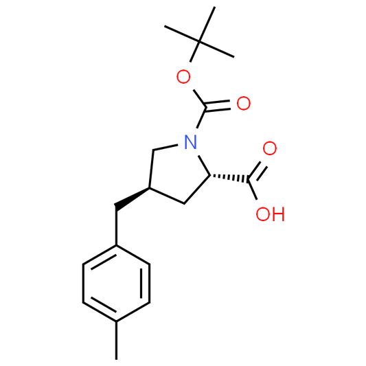 (2S,4R)-1-(tert-Butoxycarbonyl)-4-(4-methylbenzyl)pyrrolidine-2-carboxylic acid