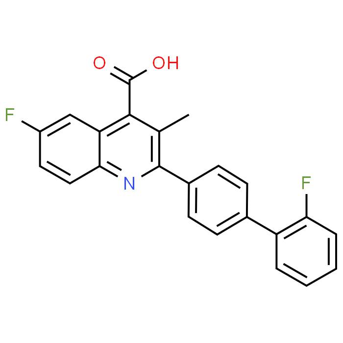 6-Fluoro-2-(2'-fluoro-[1,1'-biphenyl]-4-yl)-3-methylquinoline-4-carboxylic acid