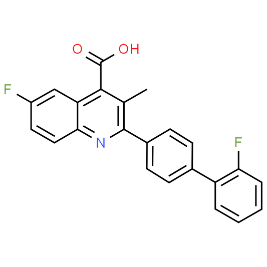 6-Fluoro-2-(2'-fluoro-[1,1'-biphenyl]-4-yl)-3-methylquinoline-4-carboxylic acid