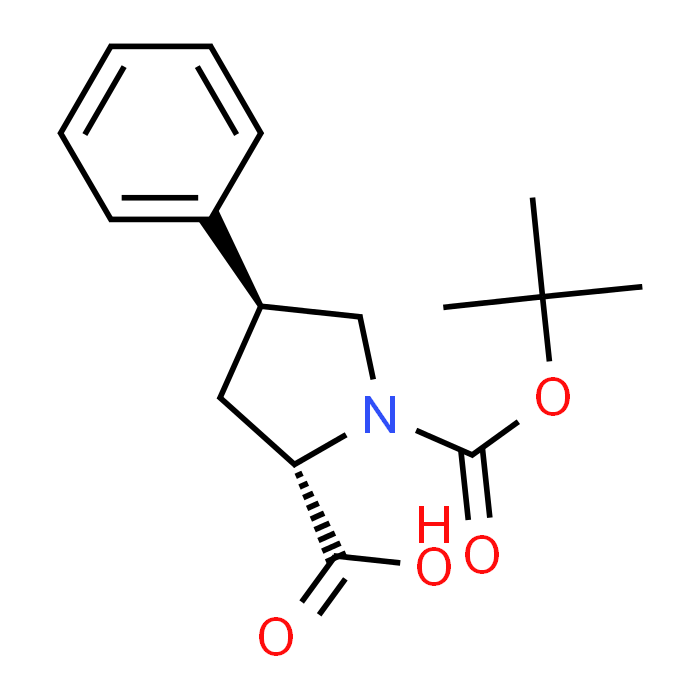 (2S,4S)-1-(tert-Butoxycarbonyl)-4-phenylpyrrolidine-2-carboxylic acid