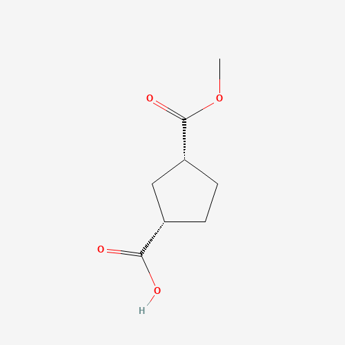 (1R,3S)-rel-3-(Methoxycarbonyl)cyclopentanecarboxylic acid