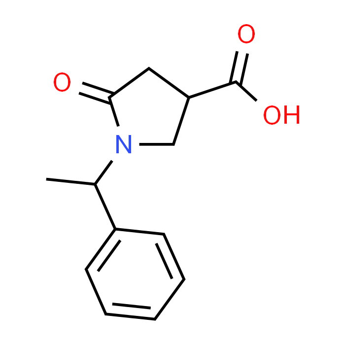 5-Oxo-1-(1-phenylethyl)pyrrolidine-3-carboxylic acid