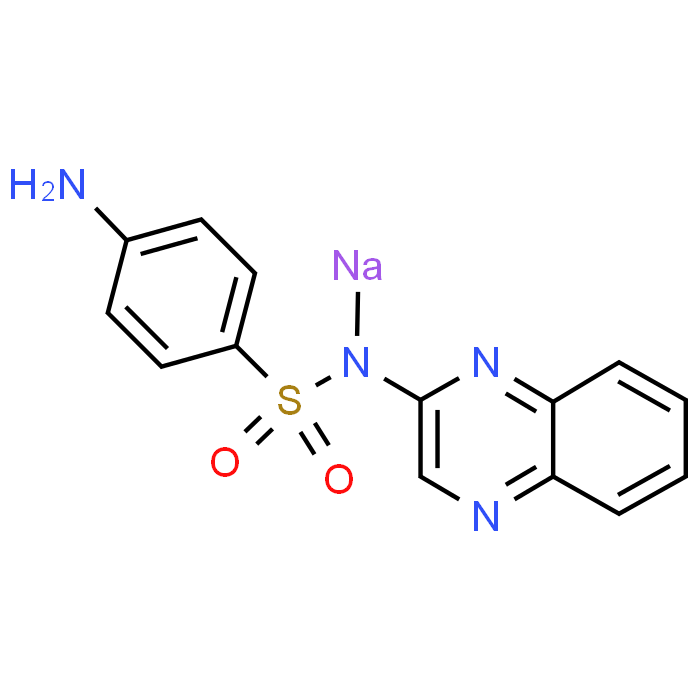 Sodium ((4-aminophenyl)sulfonyl)(quinoxalin-2-yl)amide