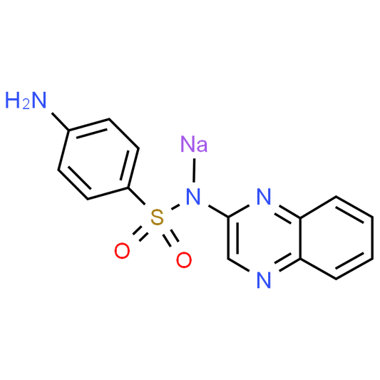 Sodium ((4-aminophenyl)sulfonyl)(quinoxalin-2-yl)amide