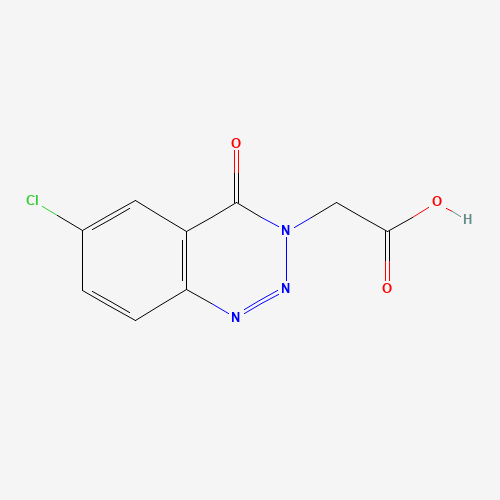 2-(6-Chloro-4-oxobenzo[d][1,2,3]triazin-3(4H)-yl)acetic acid