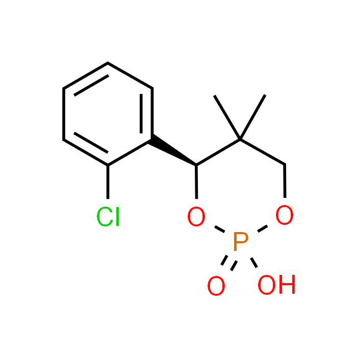 (4R)-4-(2-Chlorophenyl)-2-hydroxy-5,5-dimethyl-1,3,2-dioxaphosphinane 2-oxide