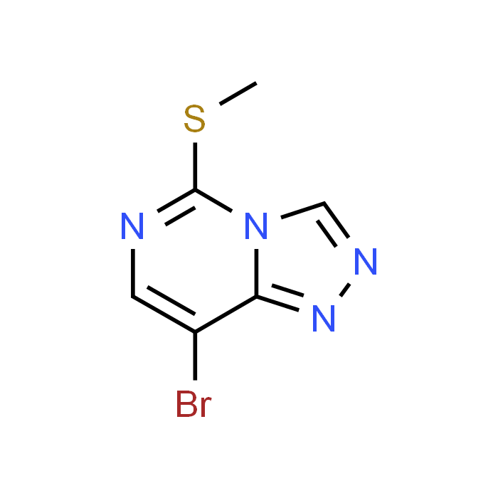 8-Bromo-5-(methylthio)[1,2,4]triazolo[4,3-c]pyrimidine - Achmem