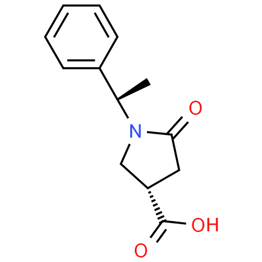 (3R)-5-Oxo-1-[(1R)-1-phenylethyl]pyrrolidine-3-carboxylic acid