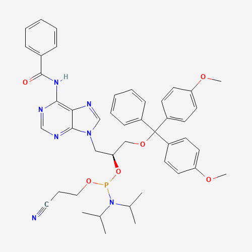 (S)-1-(6-Benzamido-9H-purin-9-yl)-3-(bis(4-methoxyphenyl)(phenyl)methoxy)propan-2-yl (2-cyanoethyl) diisopropylphosphoramidite