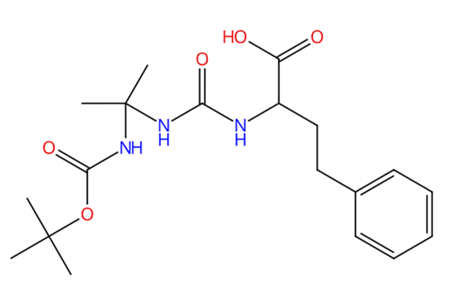 2-{[(2-{[(tert-butoxy)carbonyl]amino}propan-2-yl)carbamoyl]amino}-4-phenylbutanoic acid