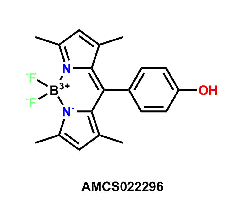 4,4-Difluoro-8(4'-hydroxyphenyl)-1,3,5,7-tetramethyl-4-bora-3a,4a-diaza-s-indacene