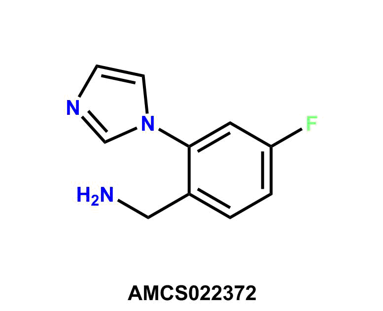 (4-Fluoro-2-(1H-imidazol-1-yl)phenyl)methanamine