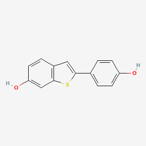 2-(4-Hydroxyphenyl)benzo[b]thiophen-6-ol