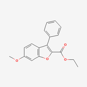 Ethyl 6-methoxy-3-phenylbenzofuran-2-carboxylate