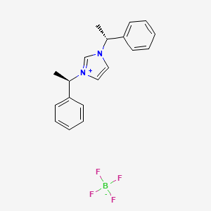 1,3-Bis((R)-1-phenylethyl)-1H-imidazol-3-ium tetrafluoroborate