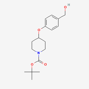 tert-Butyl 4-(4-(hydroxymethyl)phenoxy)piperidine-1-carboxylate