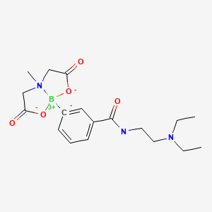 (3-((2-(Diethylamino)ethyl)carbamoyl)phenyl)boronic acid MIDA ester